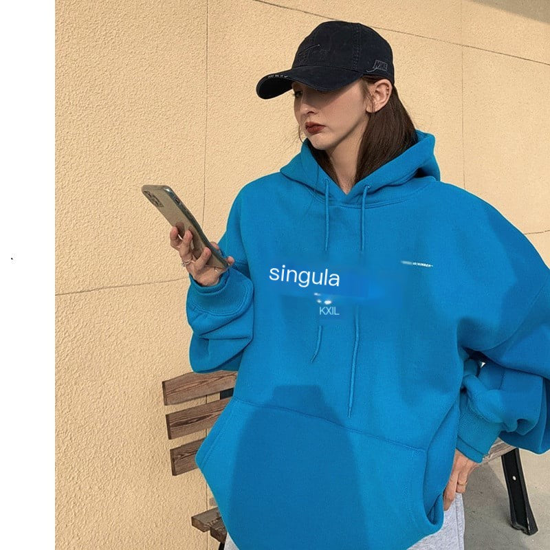 Casual Women's Loose Long Sleeve Printed Sweater