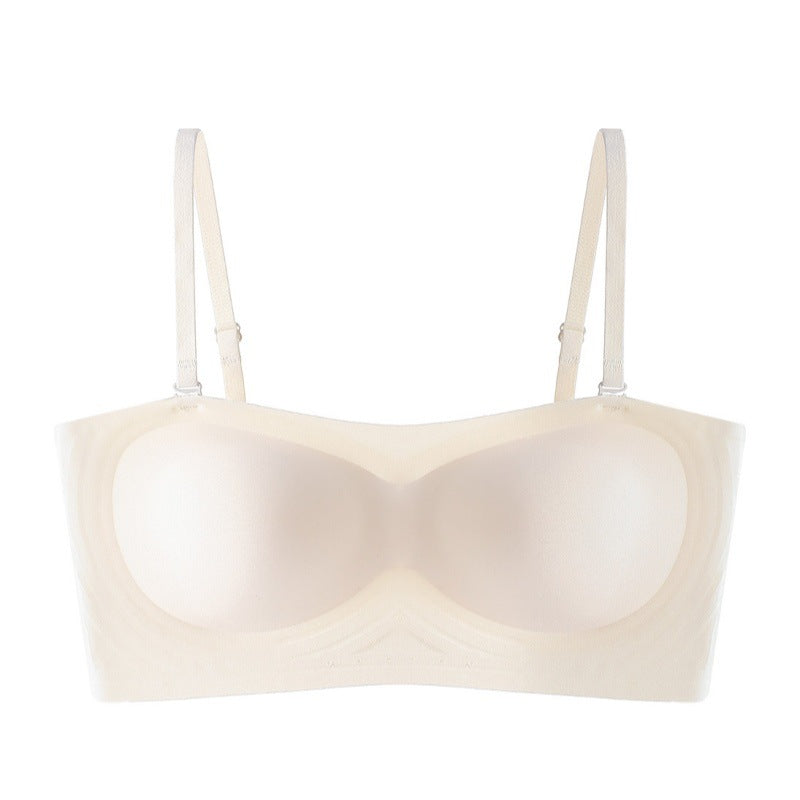 Strapless Seamless Bra for Summer with Sexy Back Design